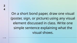 visual elements - graphs, charts, tables | PPTX