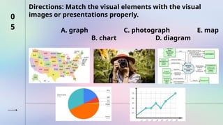 Identify Visual Elements Using Directionality visual elements - graphs, charts, tables | PPTX
