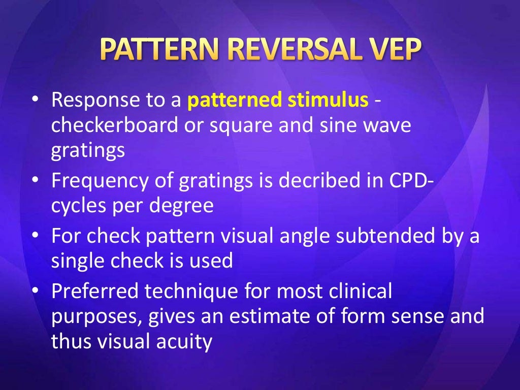 Visual evoked potential
