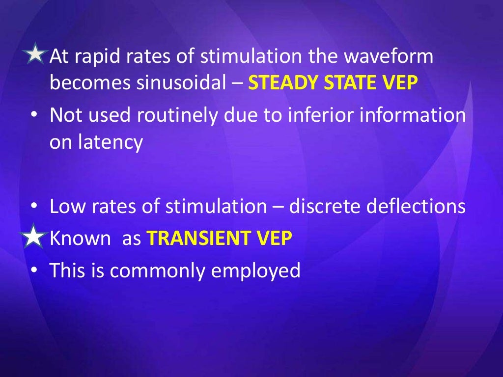 Visual evoked potential