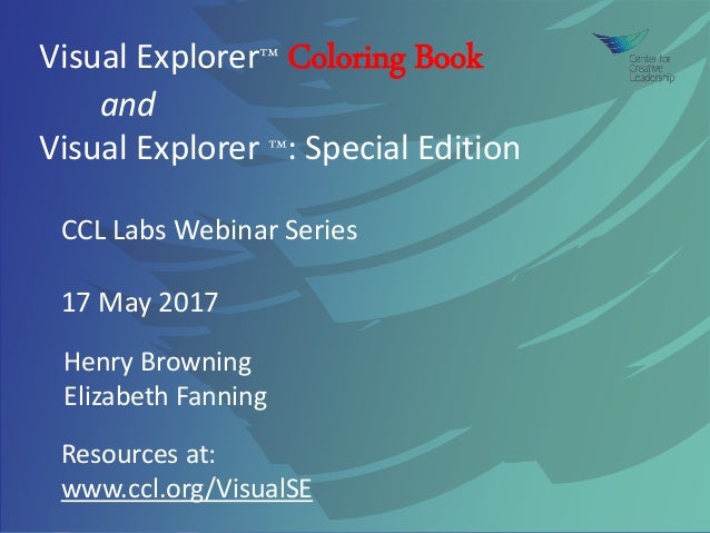 Visual Explorer Special Edition Coloring Book