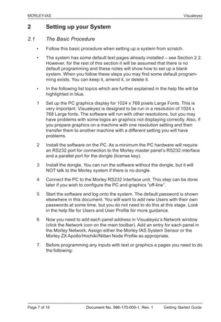 Visualeyez getting started guide | PDF