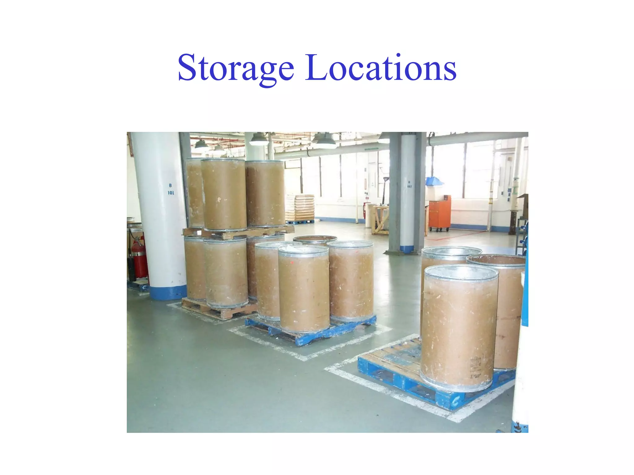 Storage Locations 