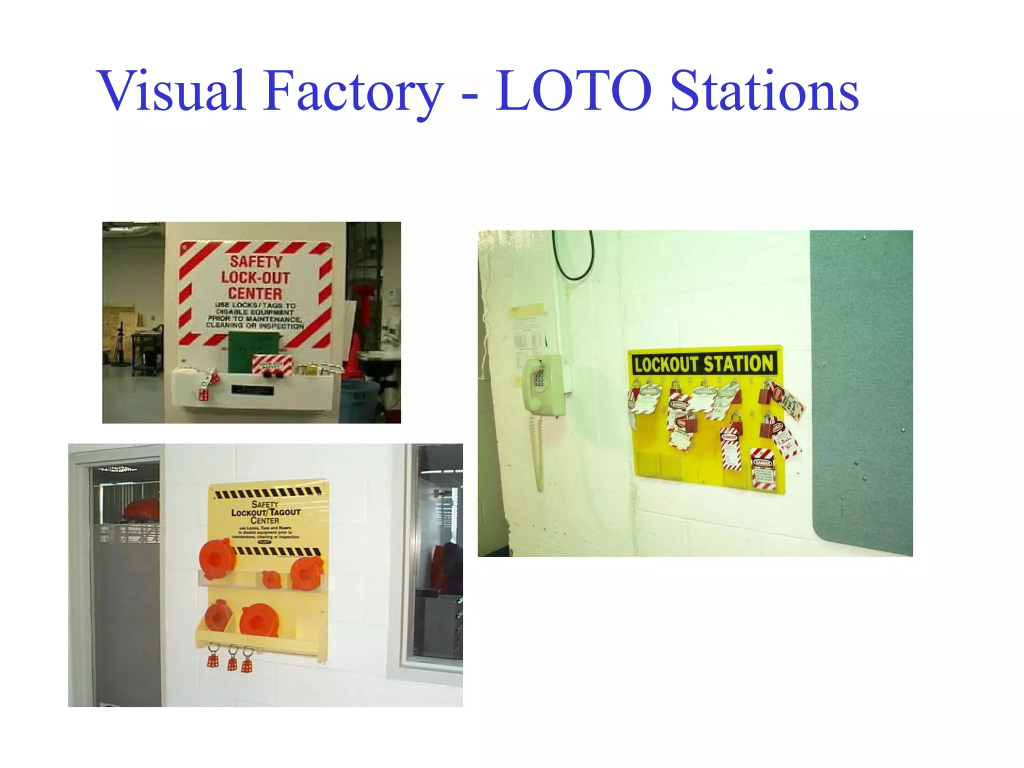 Visual Factory - LOTO Stations 