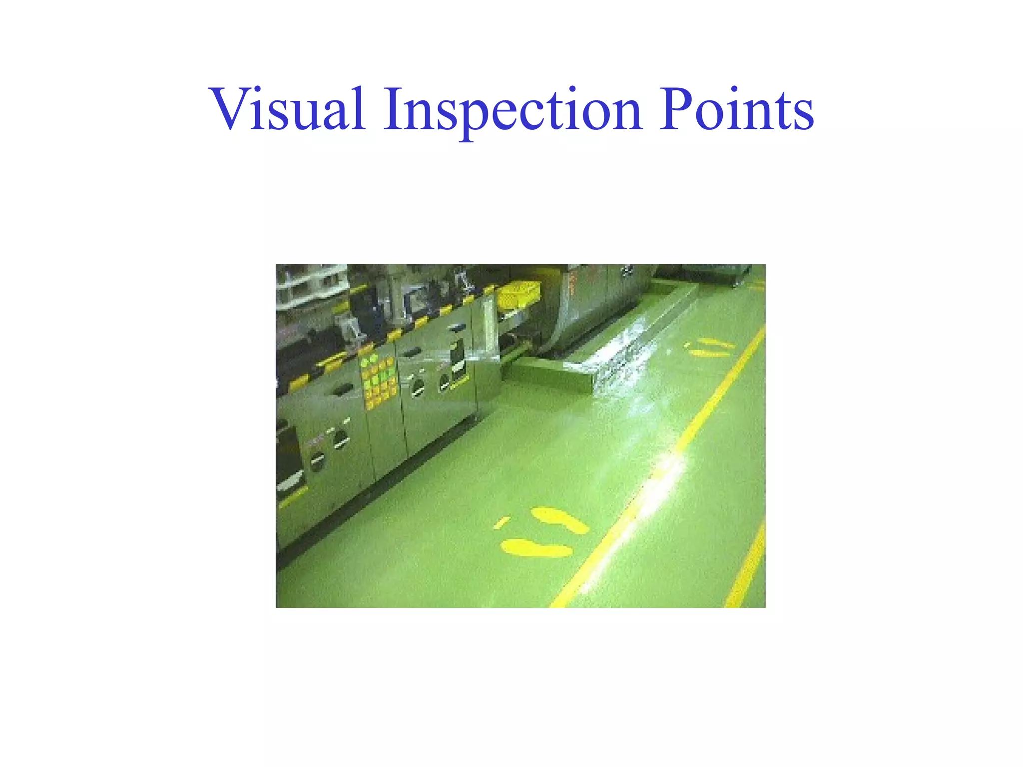 Visual Inspection Points 