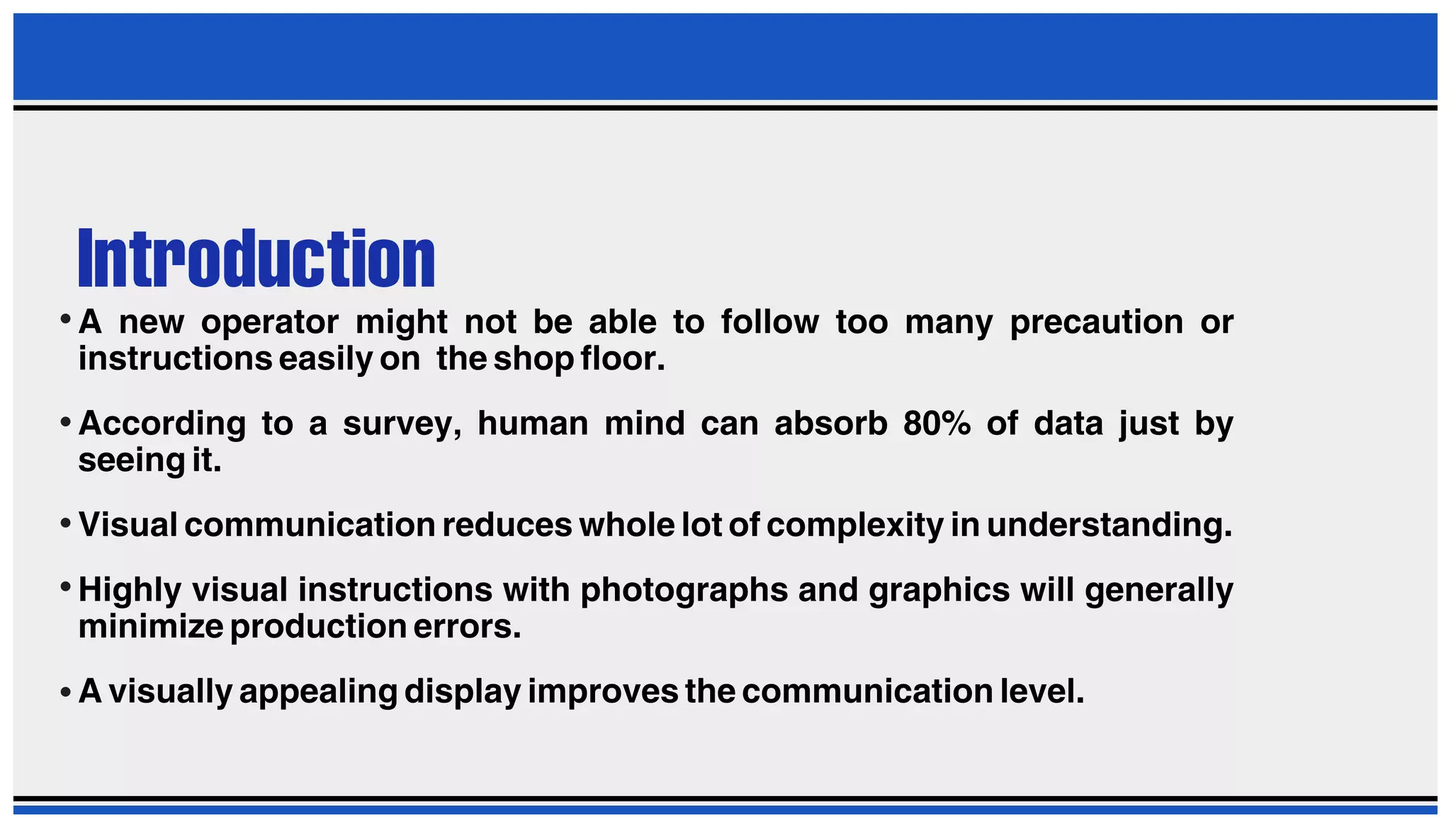 PPT ON VISUAL FACTORY