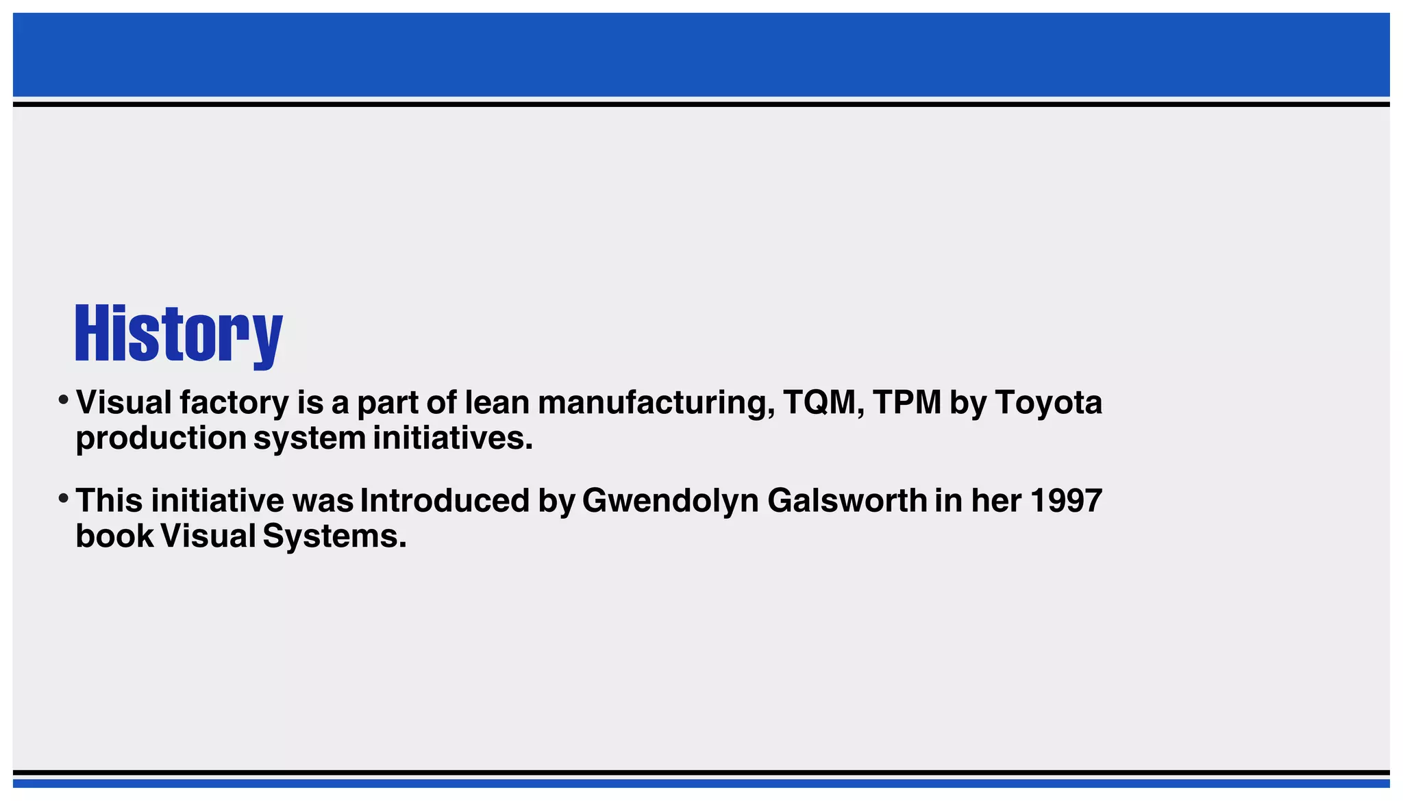 PPT ON VISUAL FACTORY