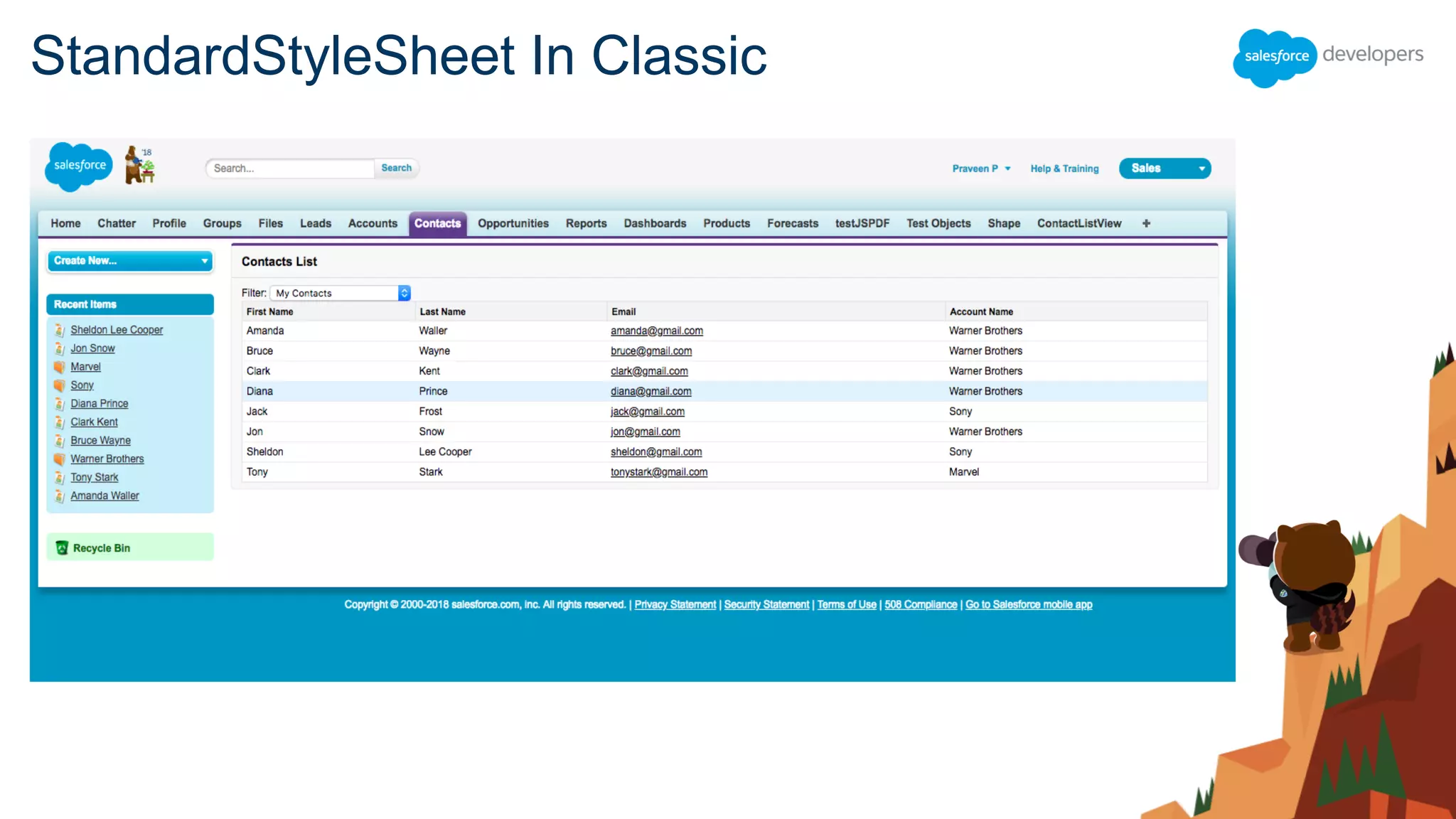 StandardStyleSheet In Classic
 