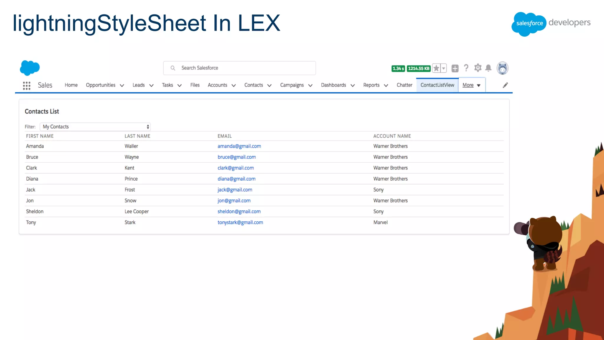 lightningStyleSheet In LEX
 
