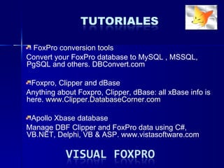 Visualfoxpro | PPT
