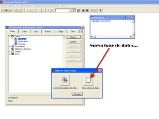 Nueva base de datos… 