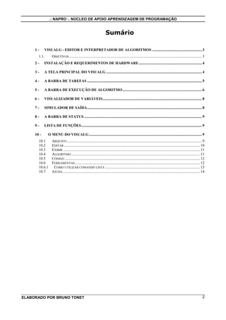 Apostila sobre o Visualg