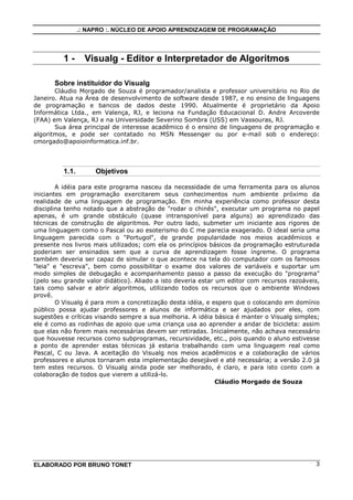 Apostila sobre o Visualg