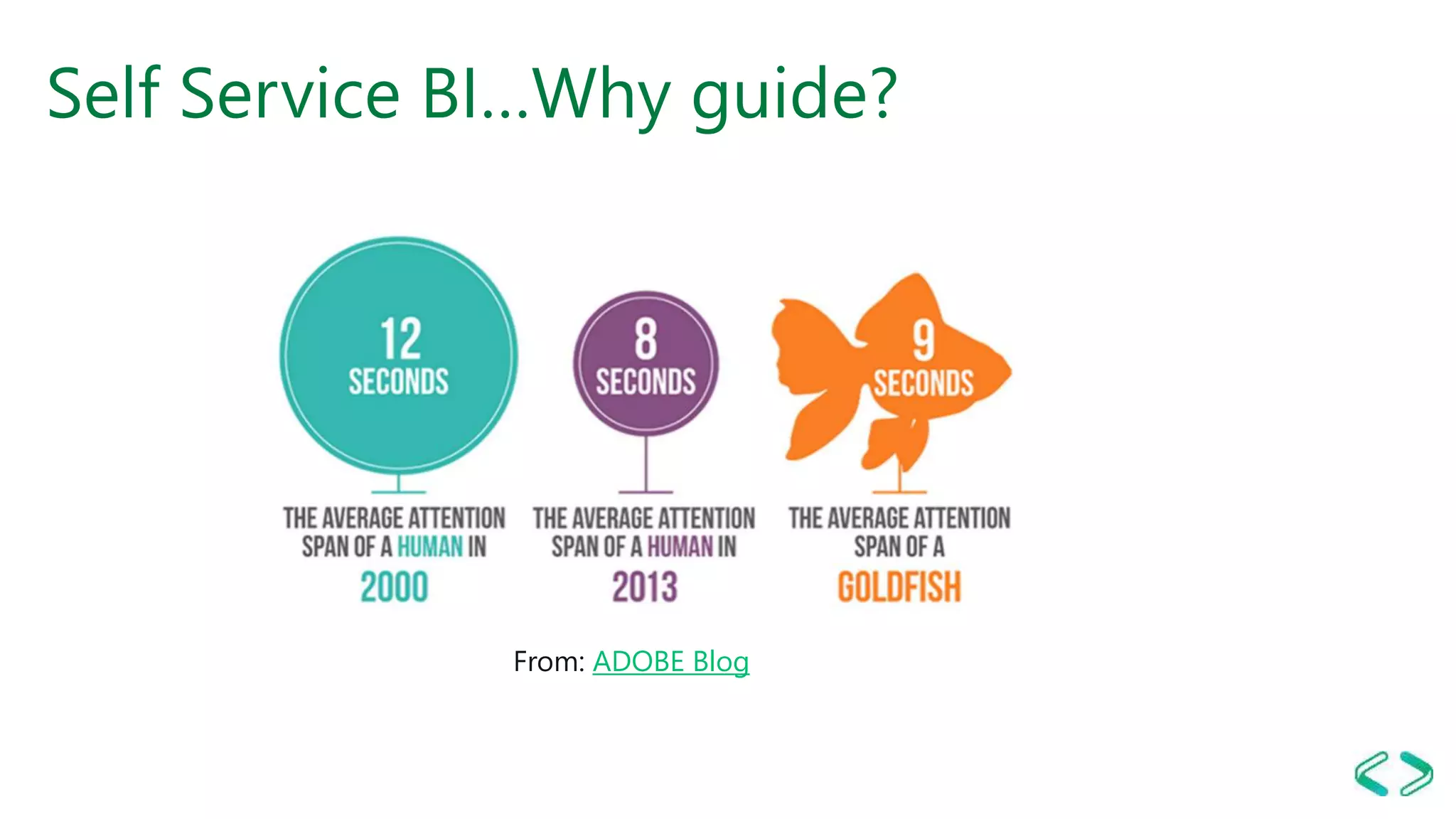 Self Service BI…Why guide?
From: ADOBE Blog
 