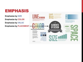 Emphasize Size Visual hierarchy & emphasis | PPTX | Science