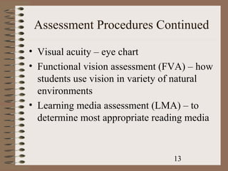 Visual impairments | PPT