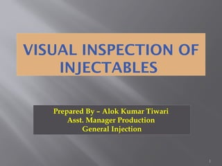 Visual Inspection Slideshare VISUAL INSPECTION ppt presentation good knowledge | PPTX