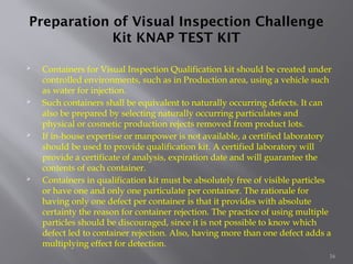 VISUAL INSPECTION ppt presentation good knowledge | PPTX