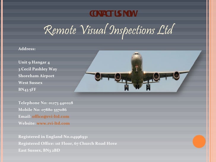 Visual inspection & aircraft maintenance for better operation