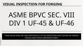 VISUAL INSPECTION CASTING AND FORGING.pptx