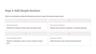 Visual Inspection Audit Checklist Visual Inspection Report Form Inspection with eAuditor Audits and ...