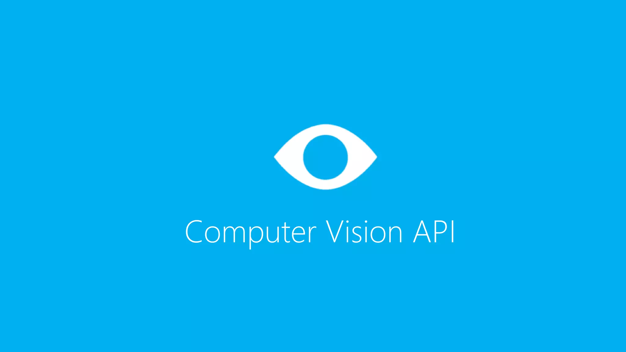 Computer Vision API