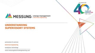 UNDERSTANDING
SUPERVISORY SYSTEMS
www.messungelectricalengineering.com
 