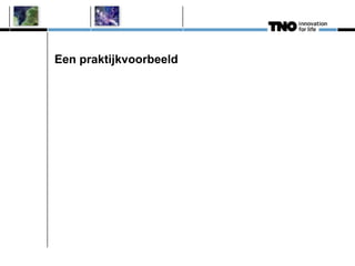 Een praktijkvoorbeeld
 