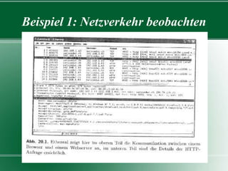 Beispiel 1: Netzverkehr beobachten

 