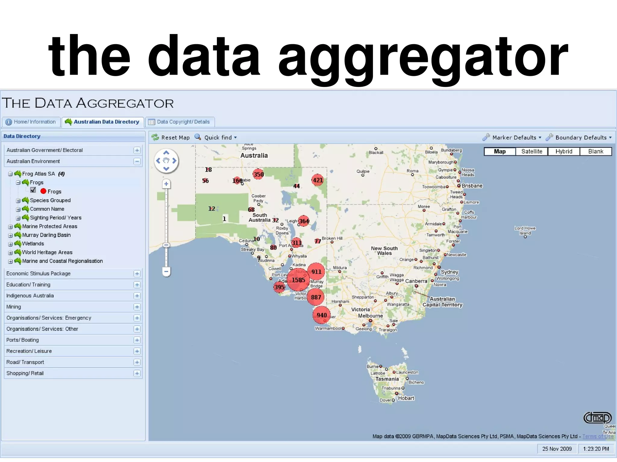 the data aggregator