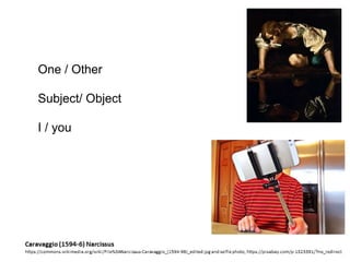 One / Other
Subject/ Object
I / you
 