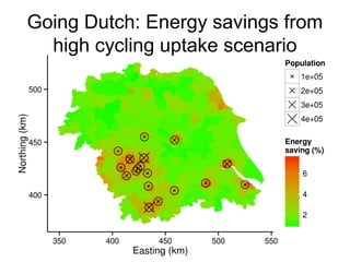 Going Dutch: Energy savings from
high cycling uptake scenario
 