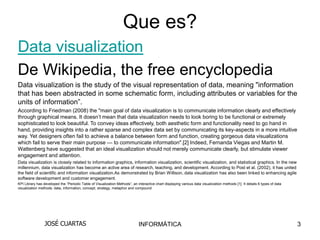 Visualizacion de datos | PPTX