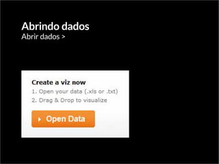Abrindo dados
Abrir dados >
 