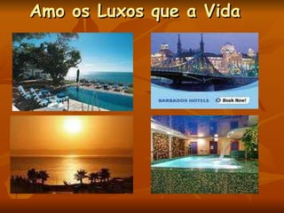 Amo os Luxos que a Vida  