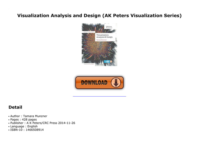 Visualization Analysis And Design Ak Peters Visualization Series Pdf ...