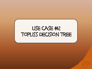Use case #2
Topliss Decision Tree
 