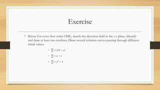 Visualization of Ordinary Differential equation class lecture | PDF