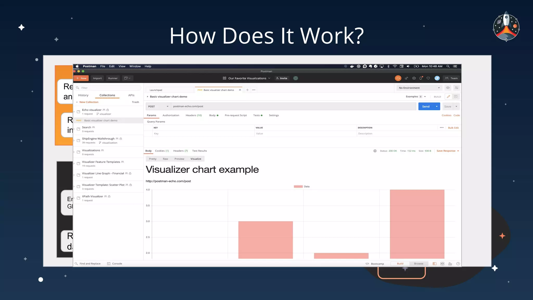 How Does It Work?
Environment &
Globals
Content
Render options
and data
Render
instructions
Templating
engine
(Handlebars)
Rendered
Template
Response
data
HTML rendering
engine
Rendering
libraries
 