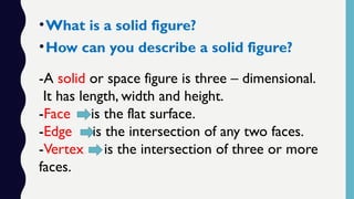 What Is Solid Figure Math Visualizes and describes the different solid figures.pptx