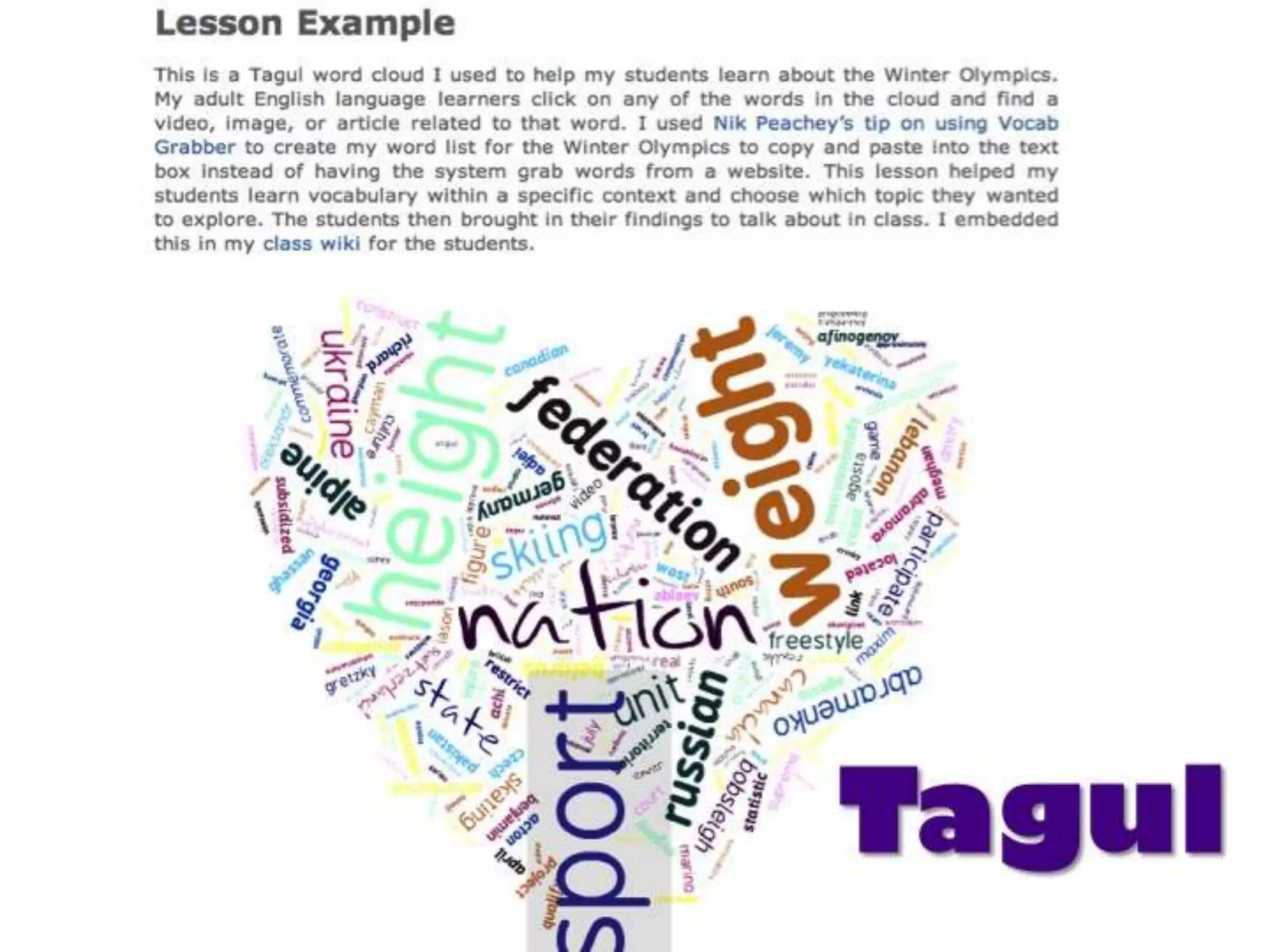 Visualizing Vocabulary with Your Students