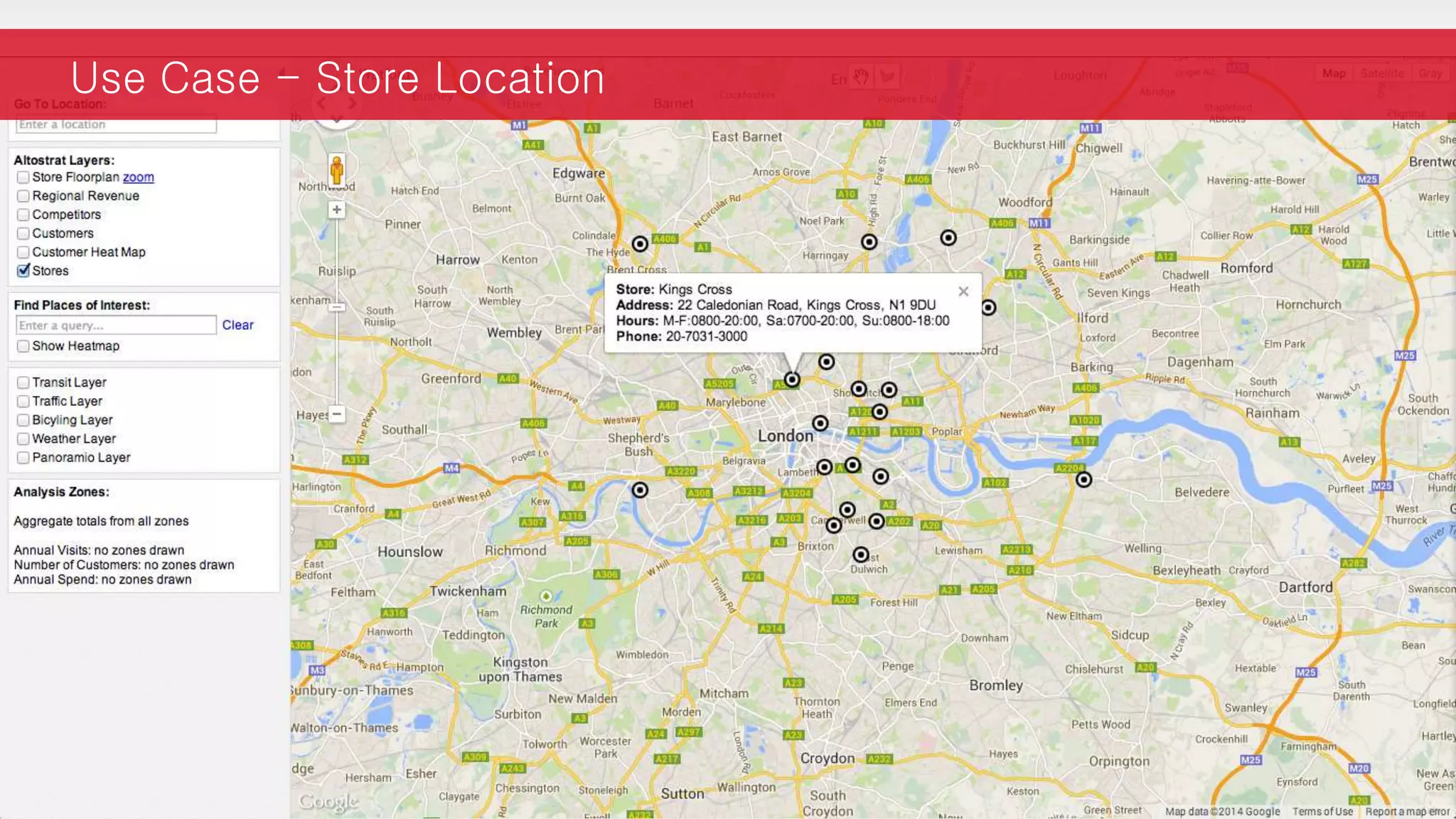 Use Case - Store Location
 