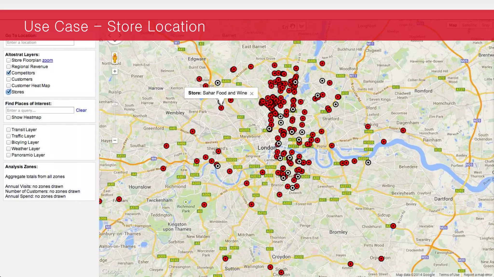 Use Case - Store Location
 