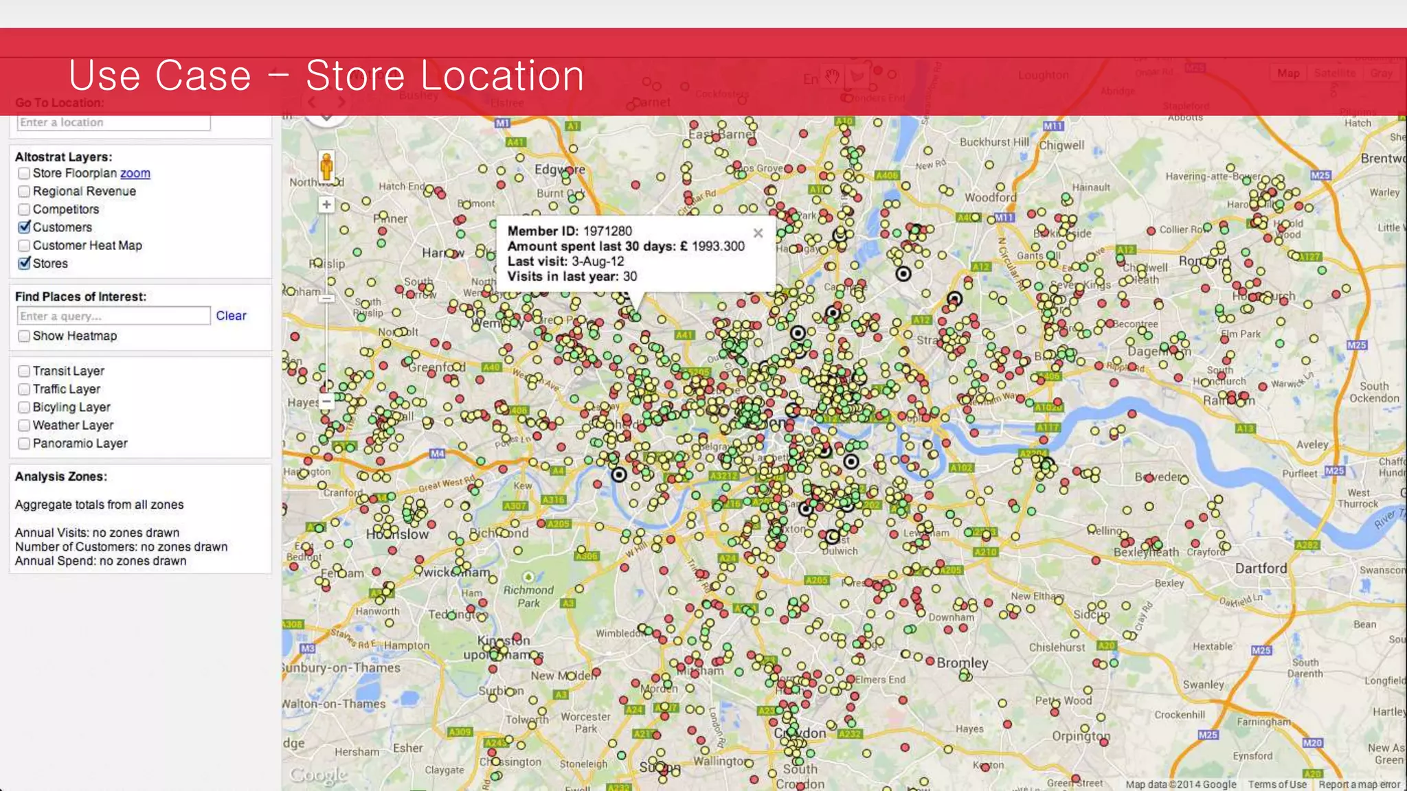 Use Case - Store Location
 