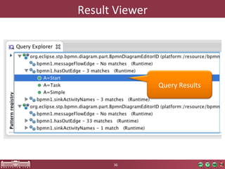 Result	
  Viewer	
  




                       Query	
  Results	
  




         36	
  
 
