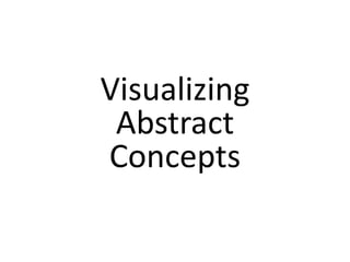Visualizing
Abstract
Concepts
 