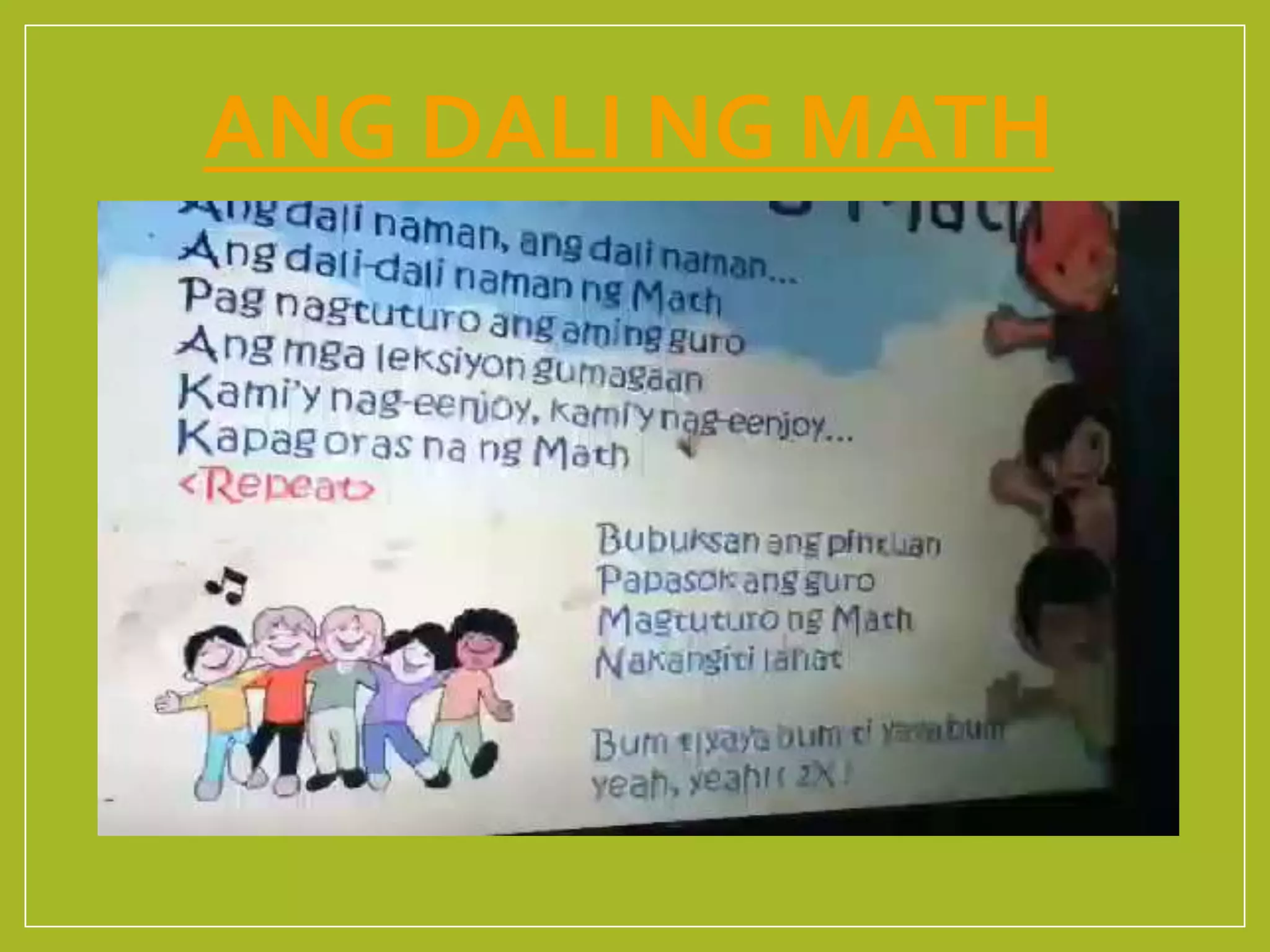 ANG DALI NG MATH
 