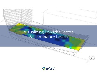 Visualizing Daylight Factor
& Illuminance Levels
 