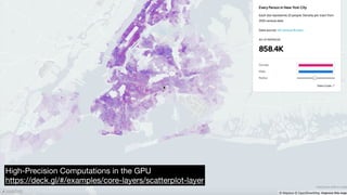 Visualizing large datasets with js using deckgl | PDF