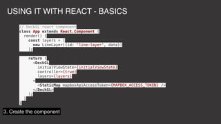 Visualizing large datasets with js using deckgl | PDF